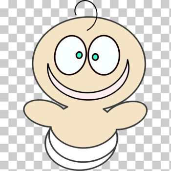 SVG Happy baby vector image SVG Happy baby vector image