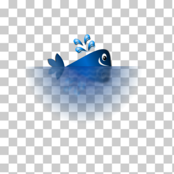 SVG Happy blue whale vector illustration SVG Happy blue whale vector illustration