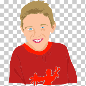 SVG Happy boy portrait SVG Happy boy portrait