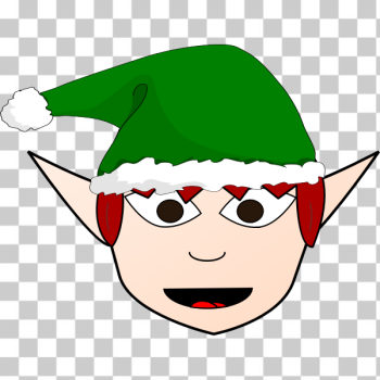 SVG happy Christmas elf SVG happy Christmas elf