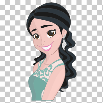 SVG Happy smiling woman SVG Happy smiling woman