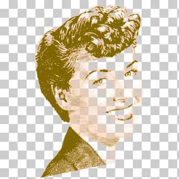 SVG Happy woman portrait SVG Happy woman portrait