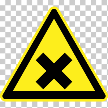 SVG Harmful hazard warning sign vector image SVG Harmful hazard warning sign vector image