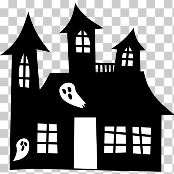 SVG Haunted house silhouette SVG Haunted house silhouette