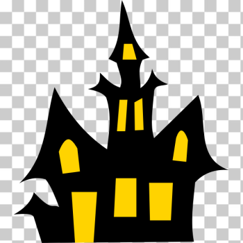 SVG Haunted house vector image SVG Haunted house vector image