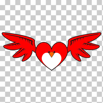 SVG Heart Bird SVG Heart Bird