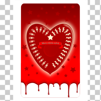 SVG Heart message card