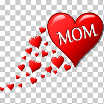 SVG Hearts for Mom vector illustration SVG Hearts for Mom vector illustration