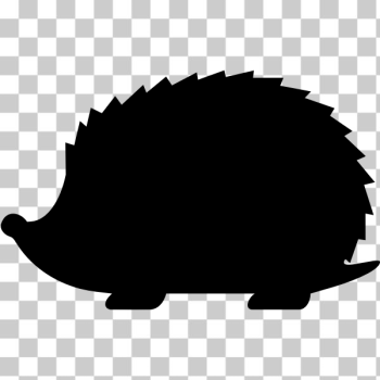 SVG Hedgehog silhouette SVG Hedgehog silhouette