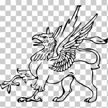 SVG Heraldic griffin SVG Heraldic griffin