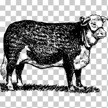 SVG Hereford bull SVG Hereford bull