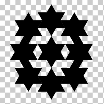 SVG hexagram connection SVG hexagram connection