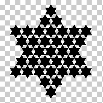 SVG hexagram fractal SVG hexagram fractal