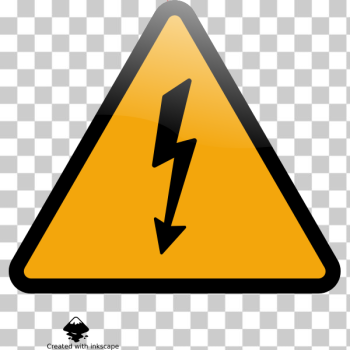 SVG High voltage caution SVG High voltage caution