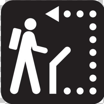 SVG Hiking man icon SVG Hiking man icon