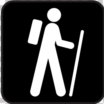 SVG Hiking symbol SVG Hiking symbol