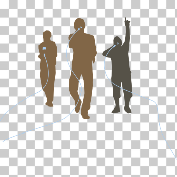 SVG Hip-Hop trio vector image SVG Hip-Hop trio vector image