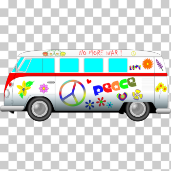 SVG Hippie van SVG Hippie van