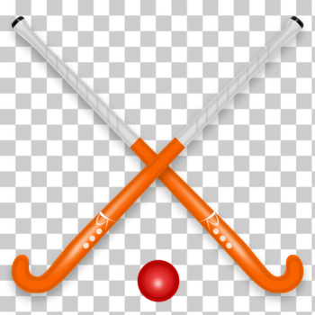 SVG Hockey stick and ball