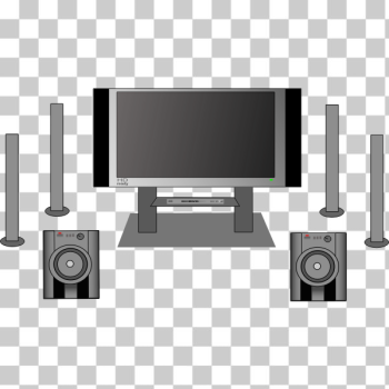 SVG Home cinema vector image SVG Home cinema vector image