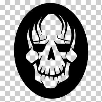 SVG Horror skull silhouette