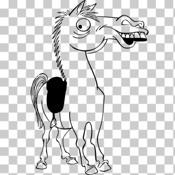 SVG Horse caricature SVG Horse caricature