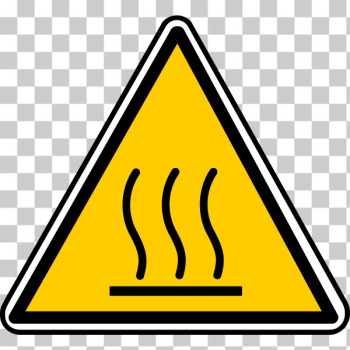 SVG Hot surface danger SVG Hot surface danger