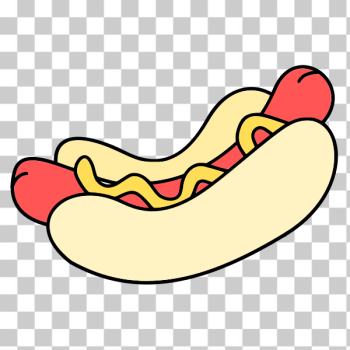 SVG hotdog - colour SVG hotdog - colour