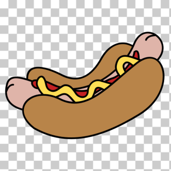SVG hotdog - colour SVG hotdog - colour