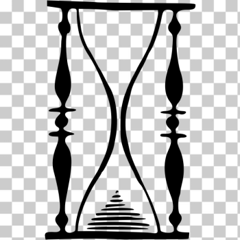 SVG Hourglass silhouette SVG Hourglass silhouette