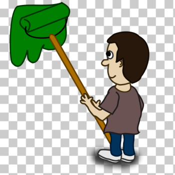SVG House painter comic character vector image SVG House painter comic character vector image
