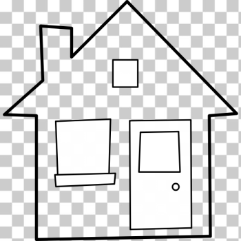 SVG House vector sketch