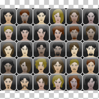 SVG Human portraits SVG Human portraits