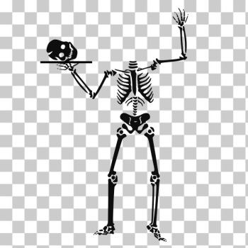 SVG Human skeleton serving head vector graphics SVG Human skeleton serving head vector graphics