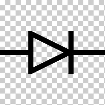 SVG IEC style diode symbol vector drawing SVG IEC style diode symbol vector drawing