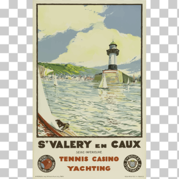 SVG Illustrated vintage travel poster