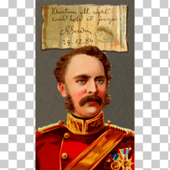 SVG Illustration of British general SVG Illustration of British general