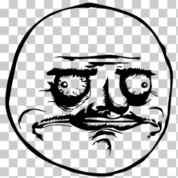 SVG Illustration of scary big head SVG Illustration of scary big head