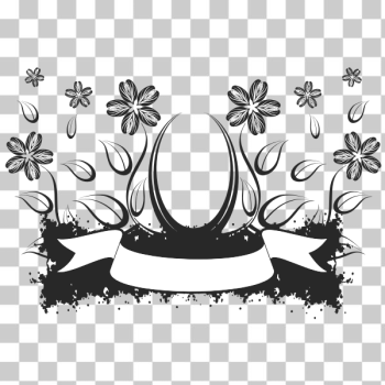 SVG Illustration with flowers SVG Illustration with flowers