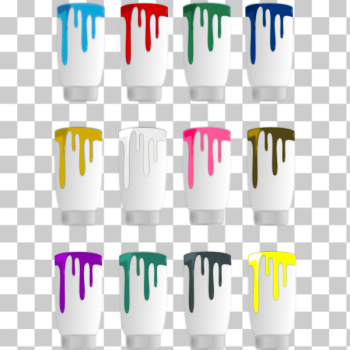 SVG Image of paint cans SVG Image of paint cans