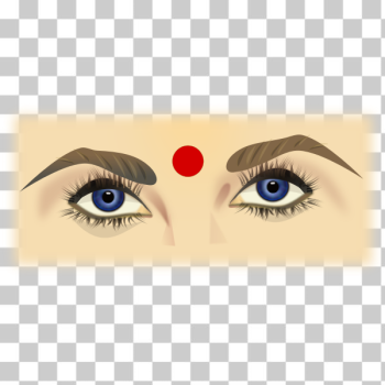SVG Indian lady eyes vector illustration SVG Indian lady eyes vector illustration