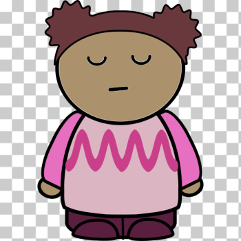 SVG Indifferent girl SVG Indifferent girl