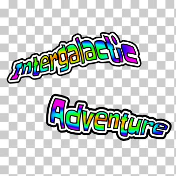 SVG Intergalactic adventure logo SVG Intergalactic adventure logo