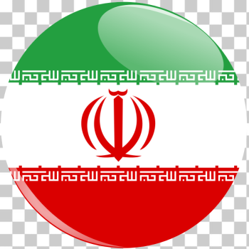 SVG Iranian flag button