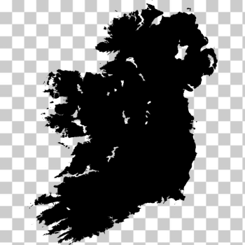 SVG Ireland silhouette image SVG Ireland silhouette image