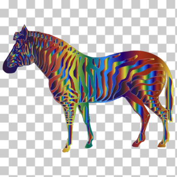 SVG Iridescent Zebra SVG Iridescent Zebra