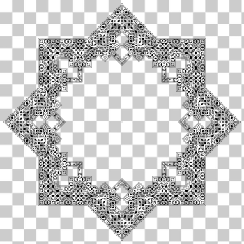SVG Islamic frame vector illustration