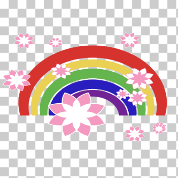 SVG Isolated Rainbow 3 SVG Isolated Rainbow 3