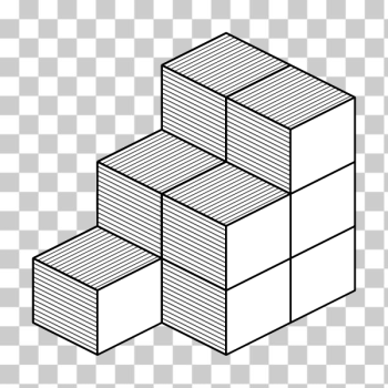 SVG Isometric cubes vector image SVG Isometric cubes vector image