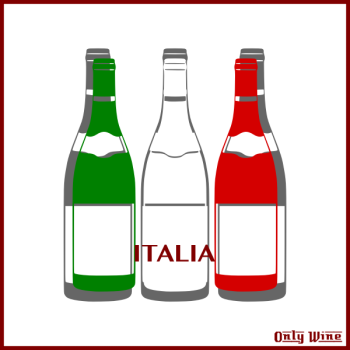 SVG Italian flag and wines